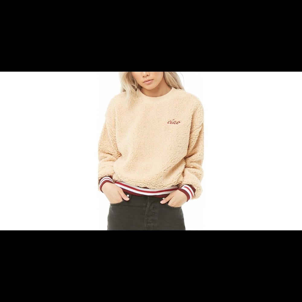 **SOLD**Forever 21 Teddy Sweater